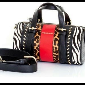 Michael Kors Multi Print Barrel Bag